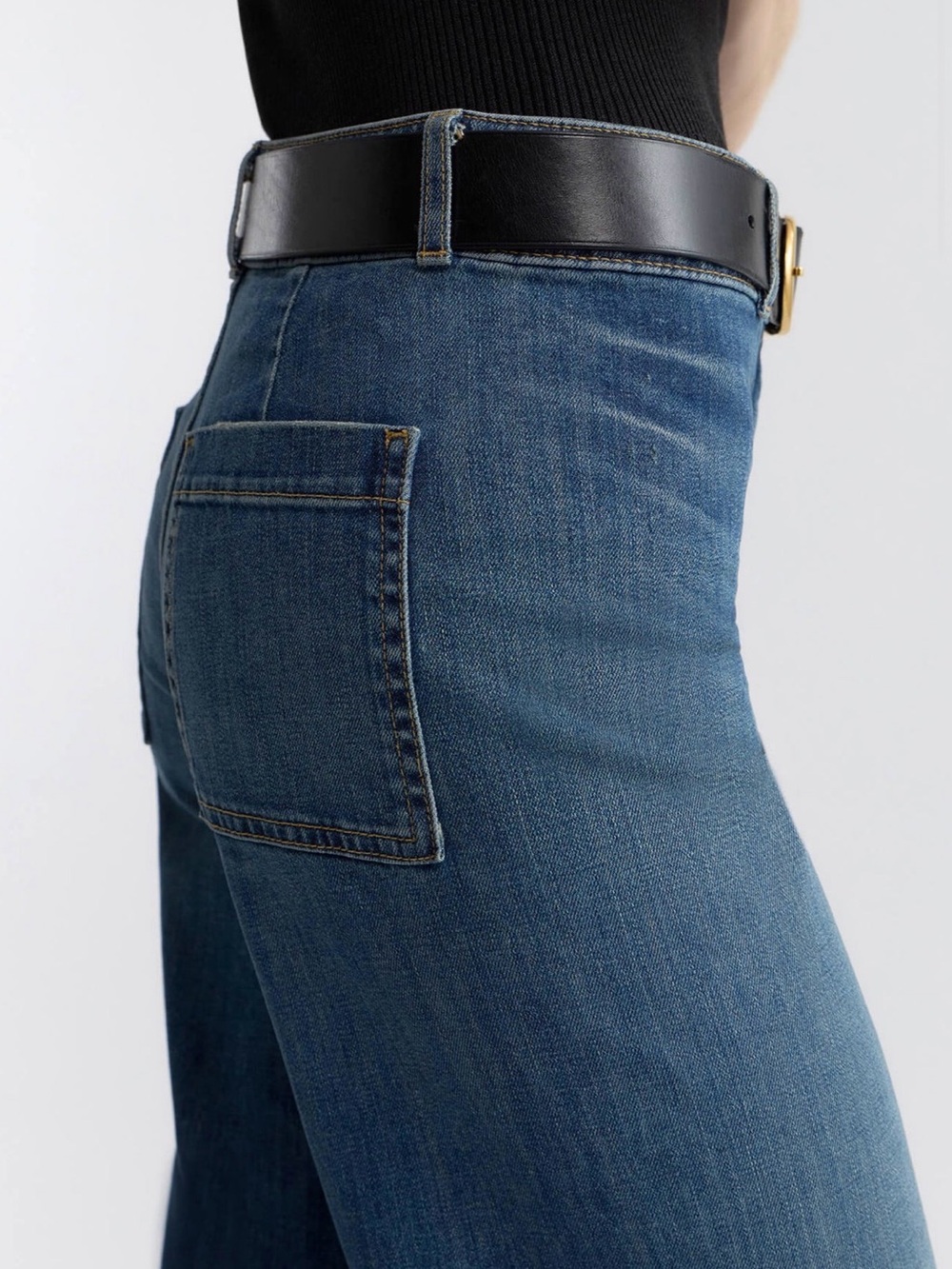 Nili lotan Megan jean 25 classic wash wide leg nwt $440 - Picture 5 of 9